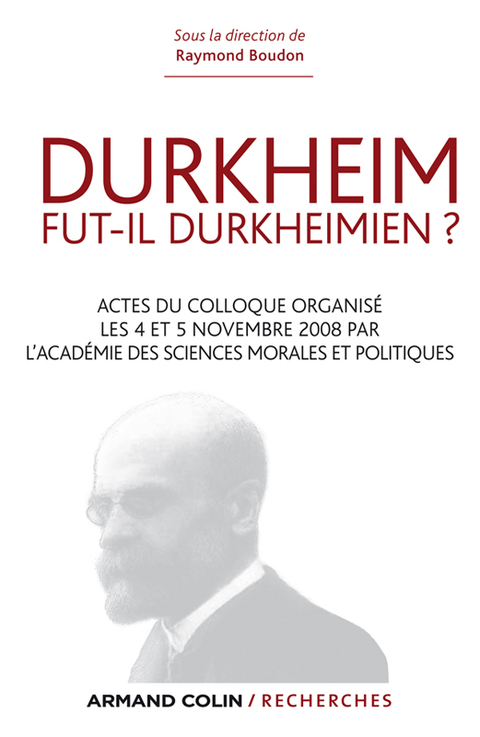 Cover image for book Durkheim fut-il durkheimien ?