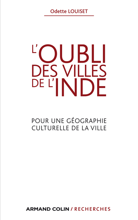 Cover image for book L'oubli des villes de l'Inde