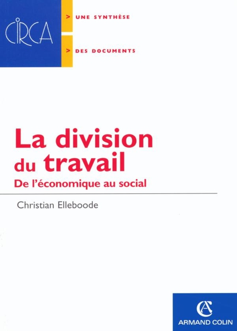 Cover image for book La division du travail