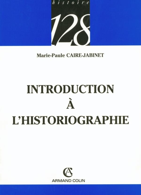 Cover image for book Introduction à l'historiographie