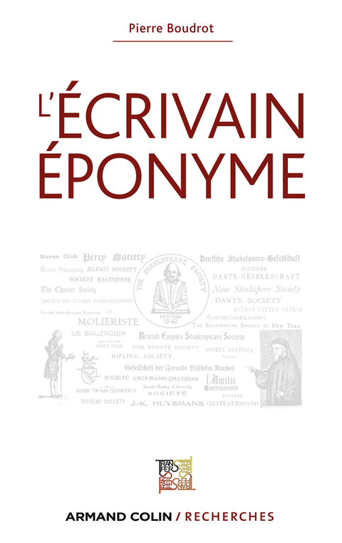 Cover image for book L'écrivain éponyme