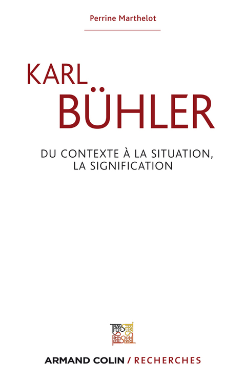 Cover image for book Karl Bühler