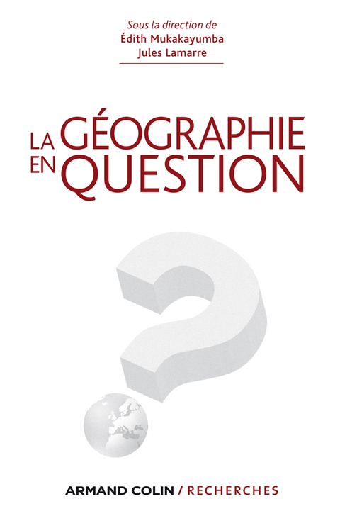 Cover image for book La géographie en question