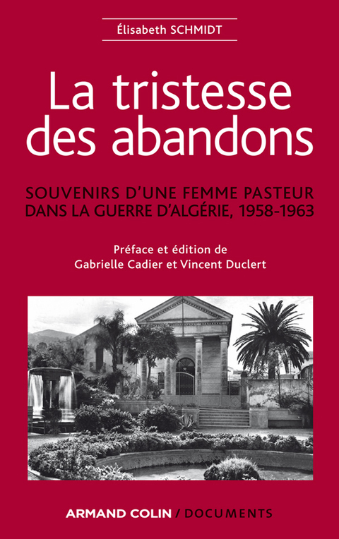 Cover image for book La tristesse des abandons - Élisabeth Schmidt