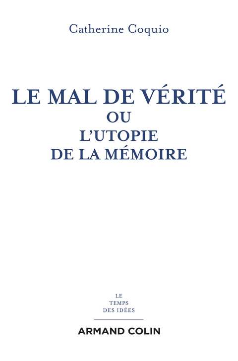 Cover image for book Le mal de vérité