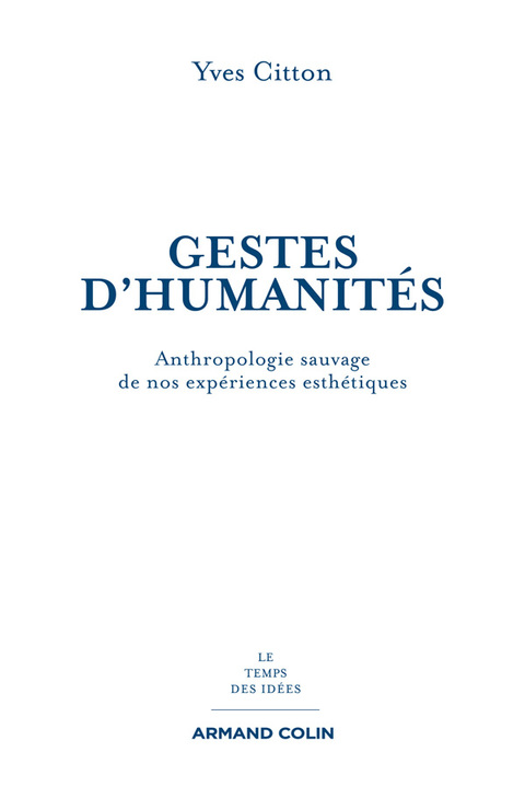 Cover image for book Gestes d'humanités