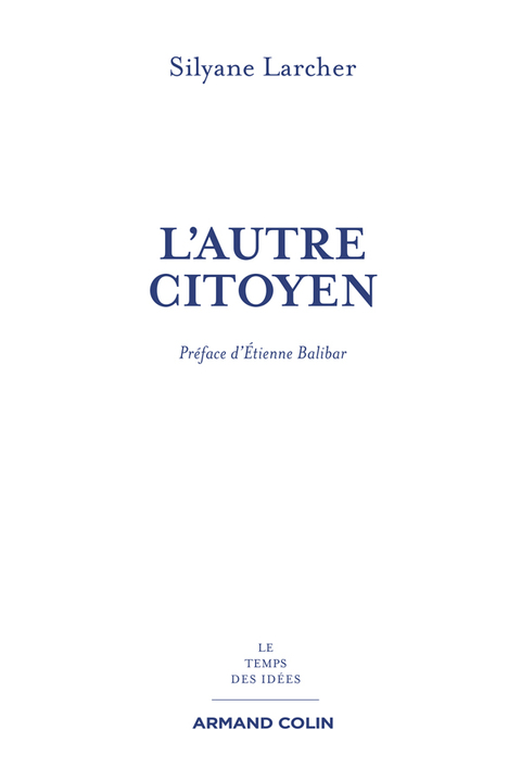 Cover image for book L'autre citoyen