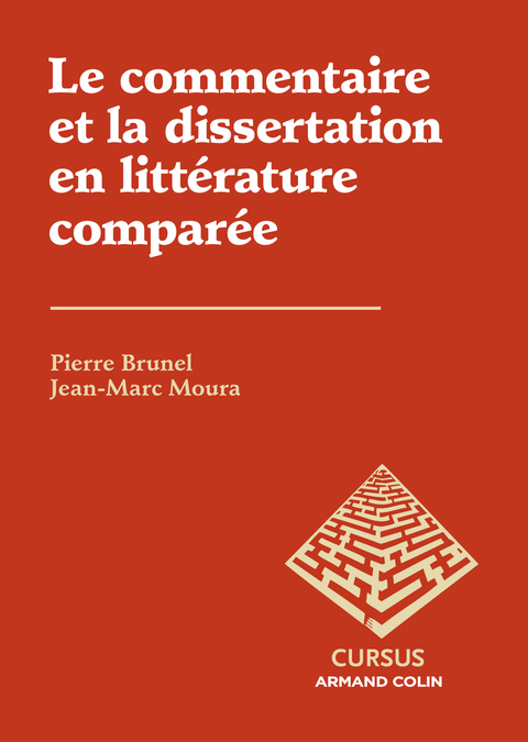 Cover image for book Le commentaire et la dissertation en littérature comparée