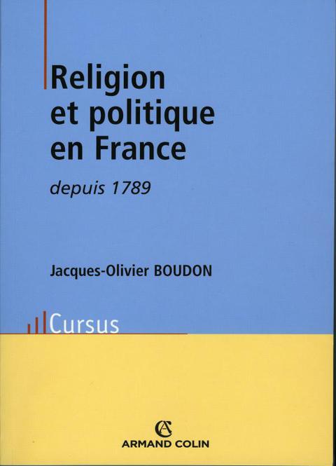 Cover image for book Religion et politique en France depuis 1789