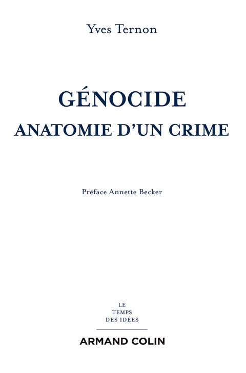 Cover image for book Génocide