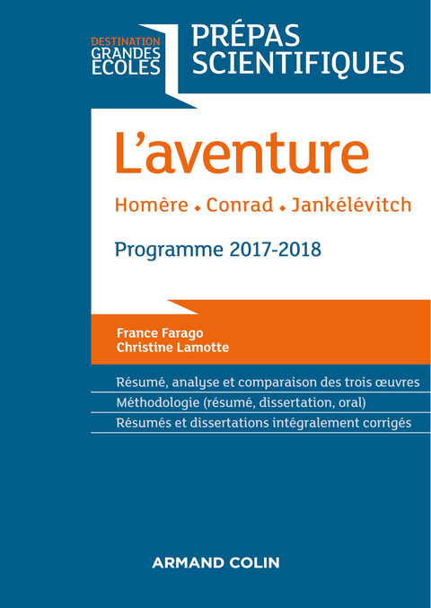 Cover image for book L'Aventure - Homère - Conrad - Jankélévitch