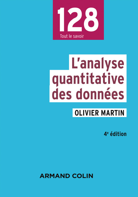 Cover image for book L'analyse quantitative des données - 4e éd.