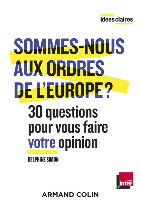 Cover image for book Sommes-nous aux ordres de l'Europe ?