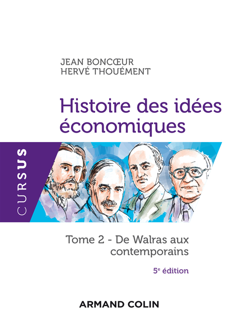 Cover image for book Histoire des idées économiques  - 5e éd.