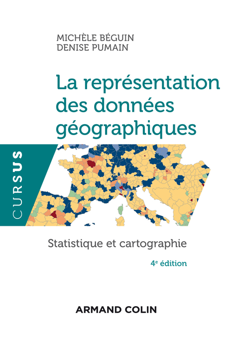 Cover image for book La représentation des données géographiques - 4e éd.