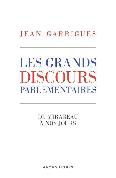 Cover image for book Les grands discours parlementaires