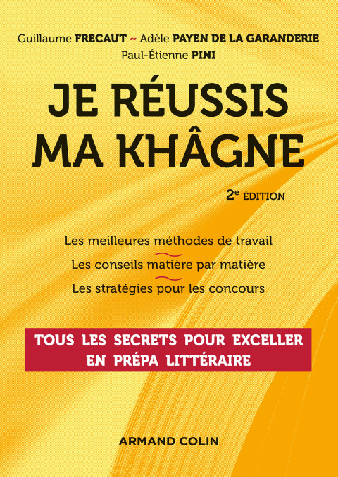Cover image for book Je réussis ma khâgne - 2e éd.