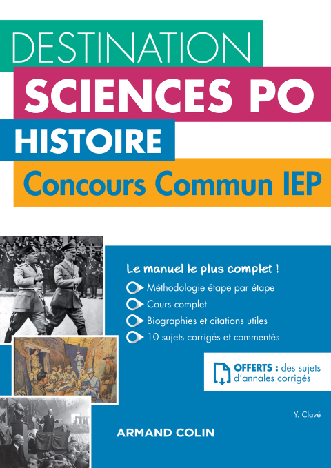 Cover image for book Destination Sciences Po - Histoire Concours commun IEP