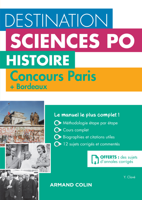 Cover image for book Destination Sciences Po - Histoire Concours Paris + Bordeaux