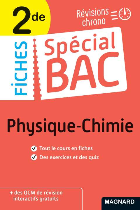 Cover image for book Spécial Bac Fiches Physique-Chimie 2de Bac 2025