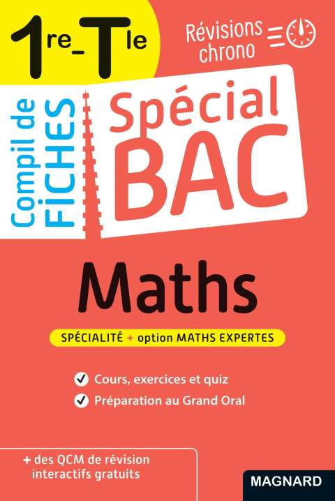Cover image for book Spécial Bac Compil de Fiches Maths 1re, Tle Bac 2025