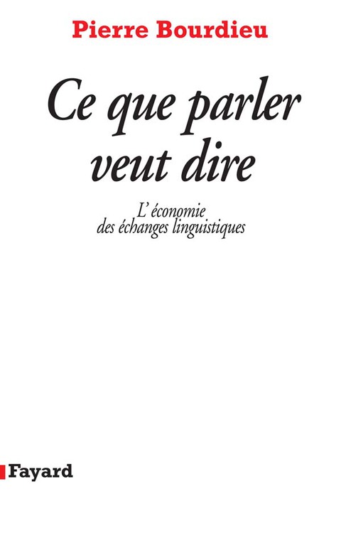 Cover image for book Ce que parler veut dire