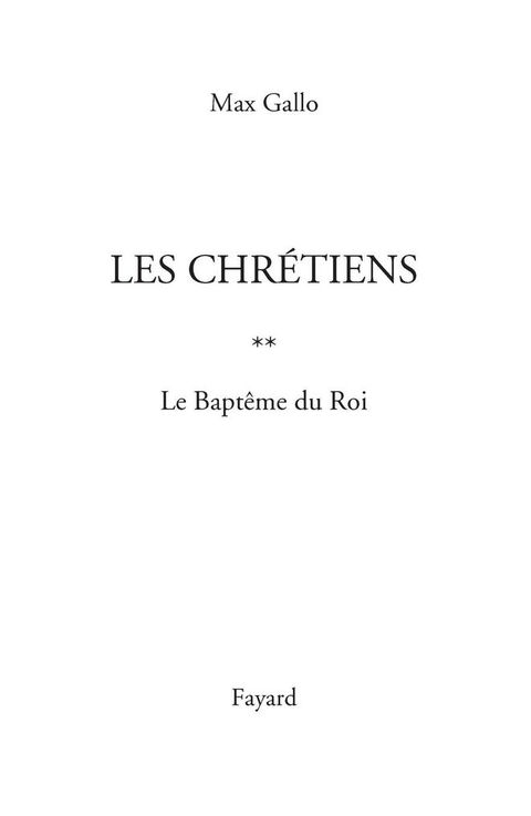Cover image for book Les Chrétiens, tome 2