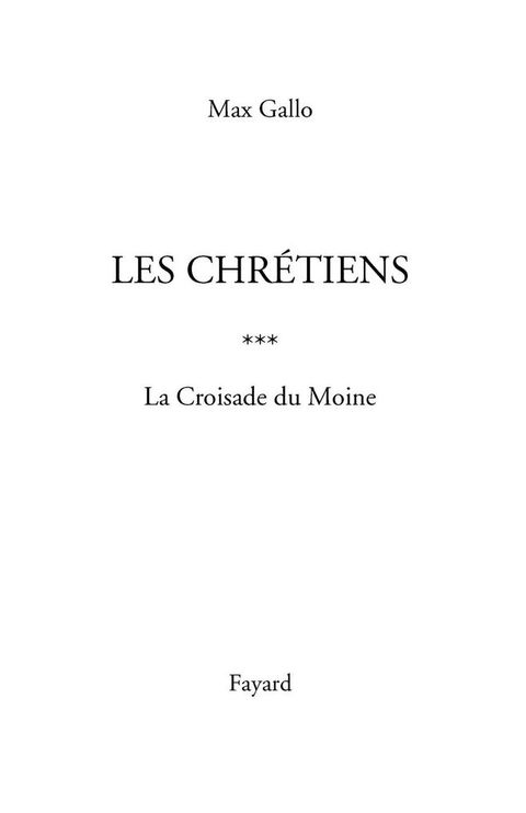 Cover image for book Les Chrétiens, tome 3