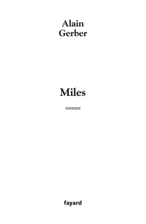 Cover image for book Miles