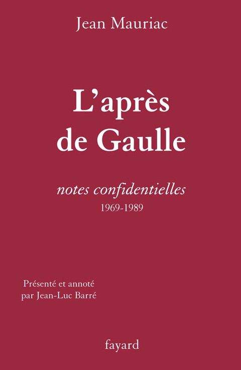 Cover image for book L'Après de Gaulle