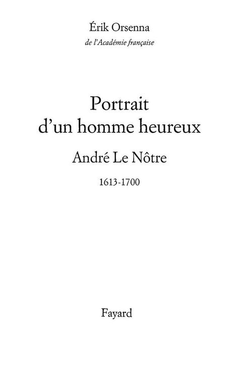 Cover image for book Portrait d'un homme heureux