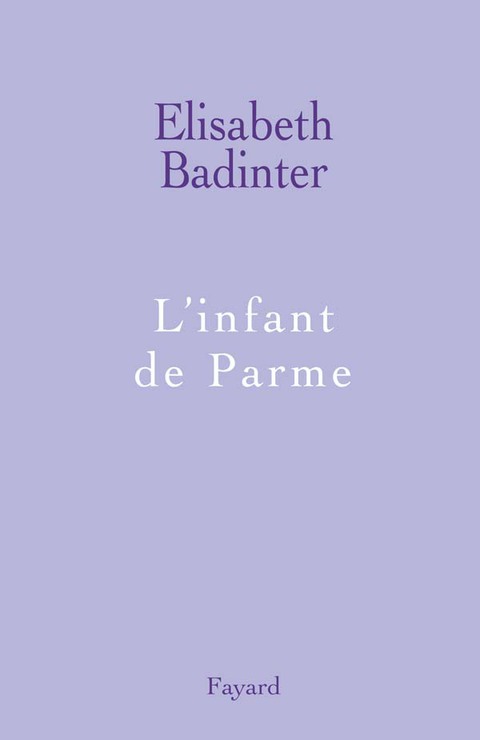 Cover image for book L'infant de Parme