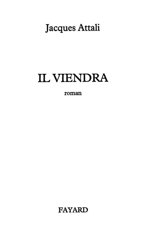 Cover image for book Il viendra
