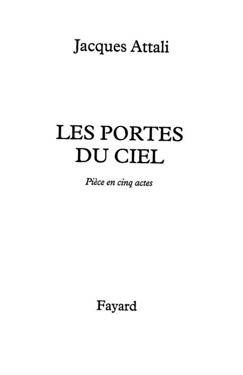 Cover image for book Les Portes du Ciel