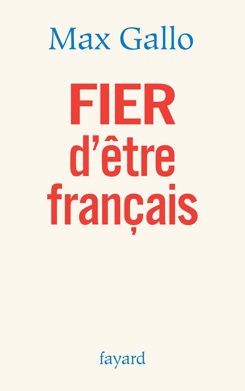 Cover image for book FIER d'être français