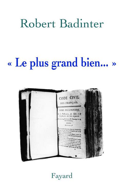 Cover image for book « Le plus grand bien... »