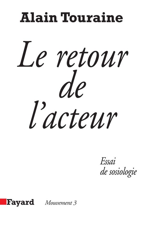 Cover image for book Le Retour de l'acteur