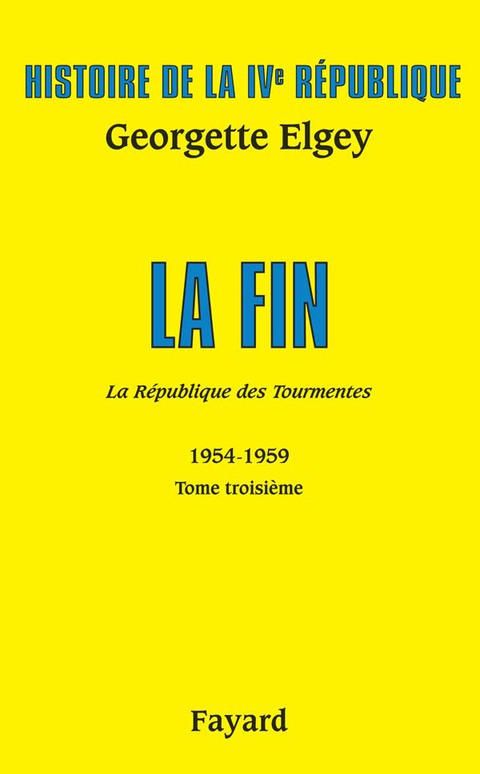 Cover image for book Histoire de la IVe République Volume V