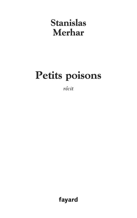Cover image for book Petits poisons