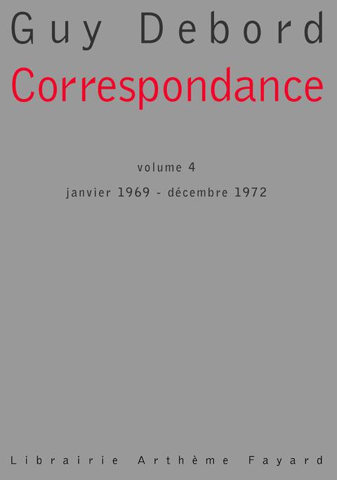 Cover image for book Correspondance, tome 4