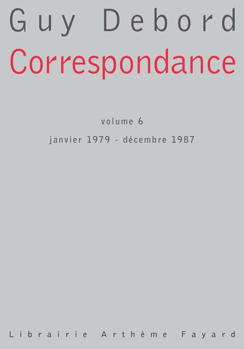 Cover image for book Correspondance