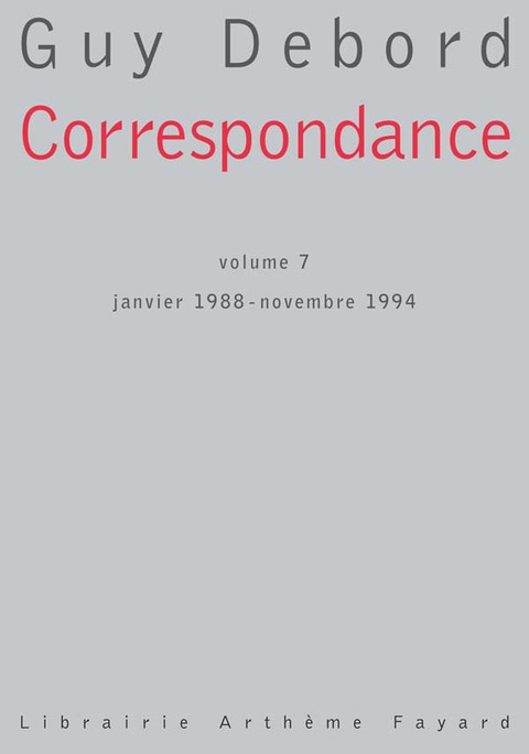 Cover image for book Correspondance Volume 7