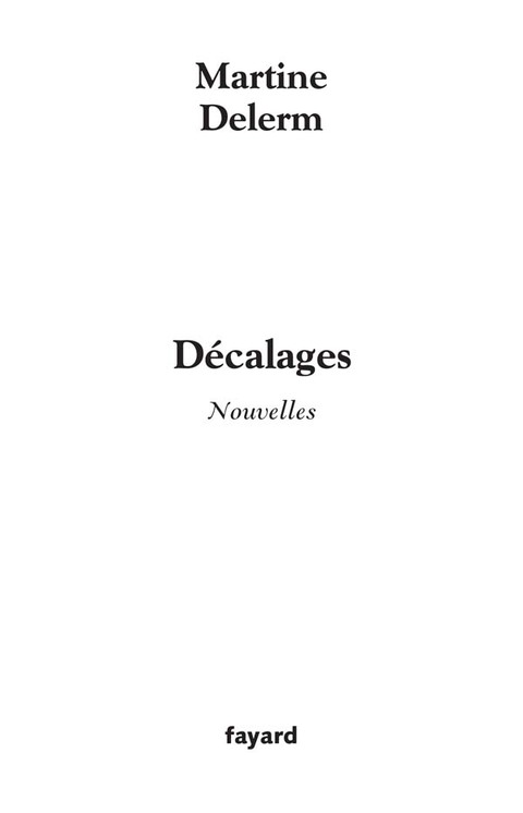 Cover image for book Décalages