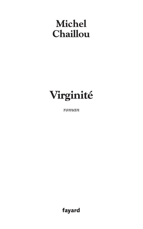 Cover image for book Virginité