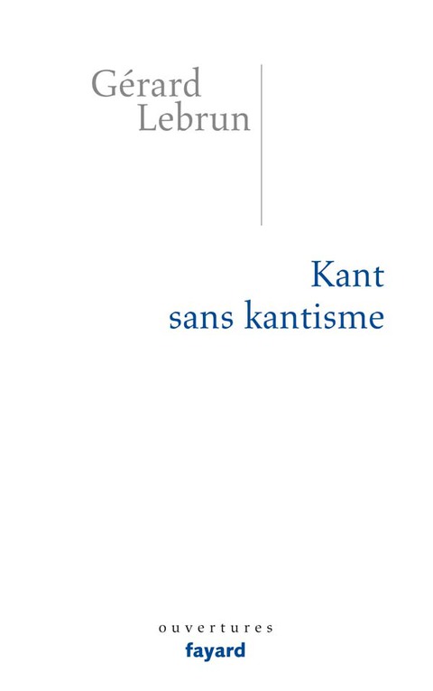 Cover image for book Kant sans Kantisme