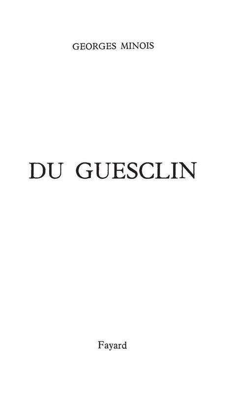 Cover image for book Du Guesclin