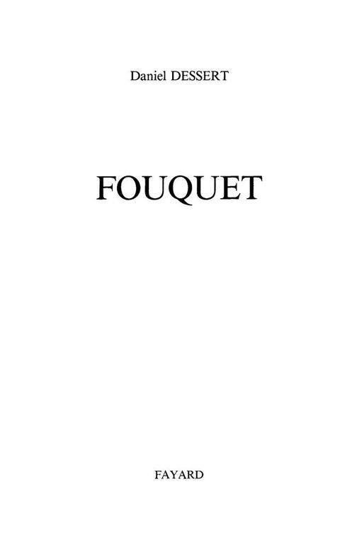 Cover image for book Fouquet