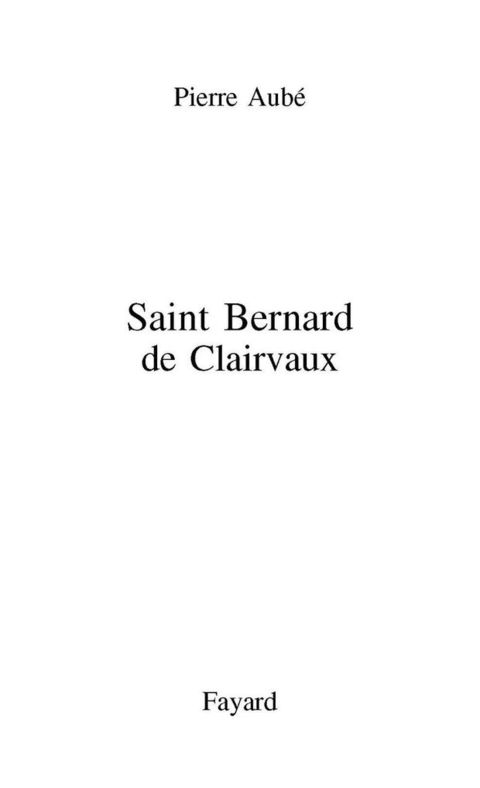 Cover image for book Saint Bernard de Clairvaux