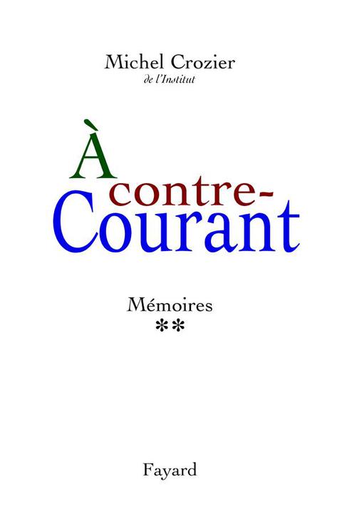 Cover image for book À contre-courant