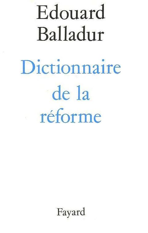 Cover image for book Dictionnaire de la réforme